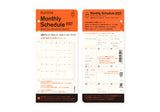 Plotter Monthly Schedule Refill 2027 - Narrow Size