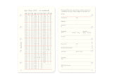 Plotter Monthly Schedule Refill 2027 - Mini 5 Size