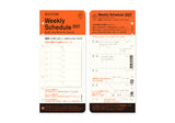 Plotter Weekly Schedule Refill 2027 - Narrow Size