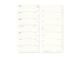 Plotter Weekly Schedule Refill 2027 - Narrow Size
