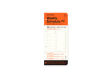 Plotter Weekly Schedule Refill 2027 - Narrow Size