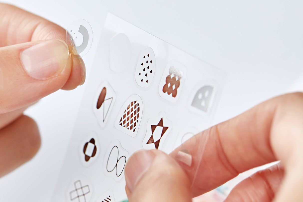 KITTA Portable Washi Decorative Tape - Collage - Watercolor