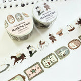 Papier Platz Tobimatsu Shoichiro Gold Leaf Washi Tape - Foil Frame