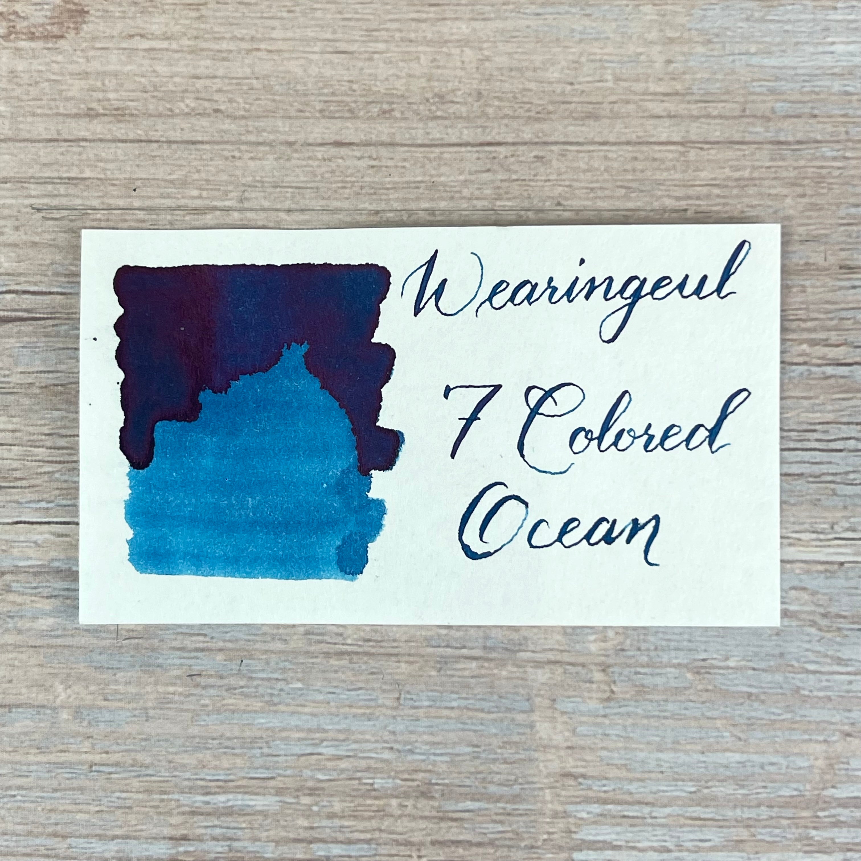 Wearingeul 7 Colored Ocean - 30ml Bottled Ink – Atlas Stationers