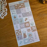 dana ate oatmeal! Memories Washi Sticker Sheet