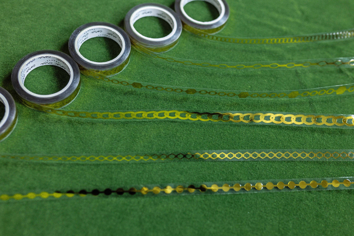 CoraCreaCrafts Metal Chain Tape Set