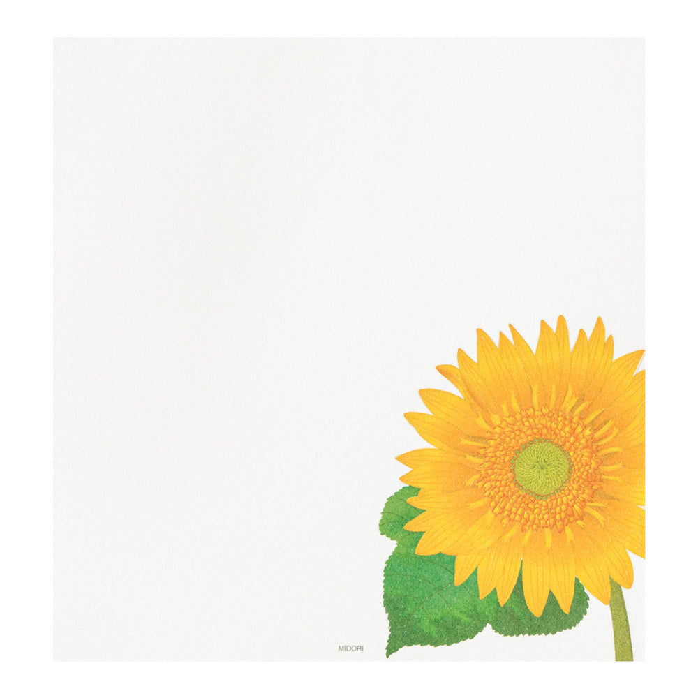Midori Letter Pad - Sunflower