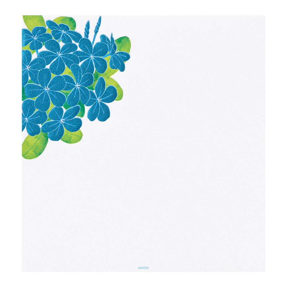 Midori Letter Pad - Plumbago