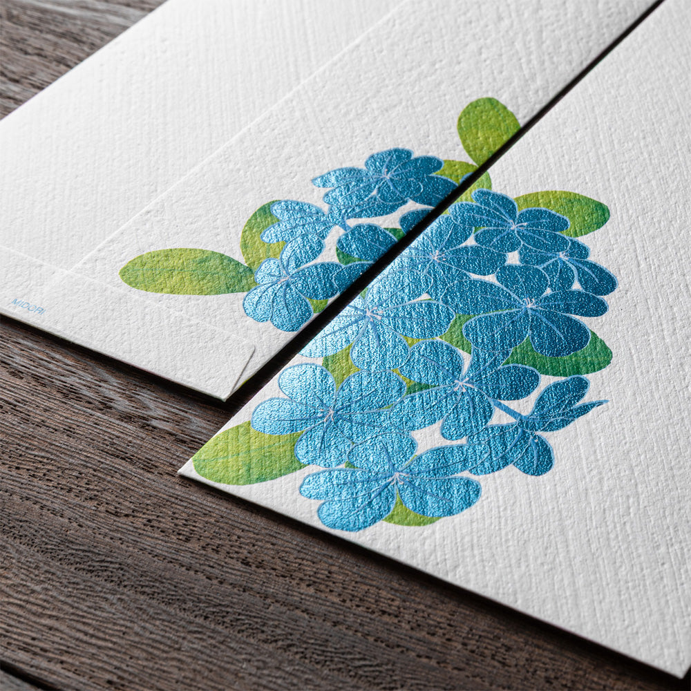 Midori Envelope - Plumbago