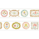Papier Platz Nakauchi Waka Washi Tape - Flower Frame