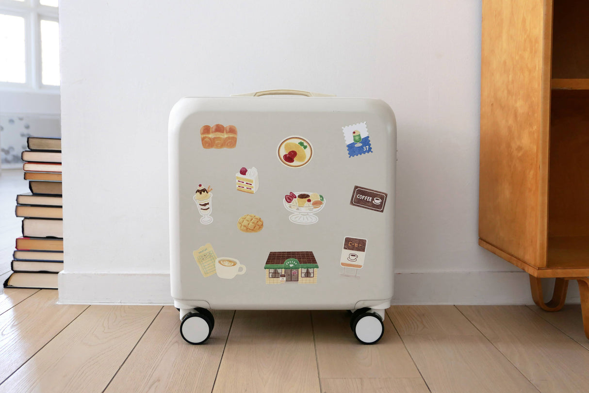 Suatelier Design Stickers - Happy in the cafe