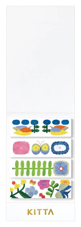 KITTA Portable Washi Decorative Tape -Stamp style Clear -: Memory