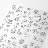 Midori Sticker - Forest Animals