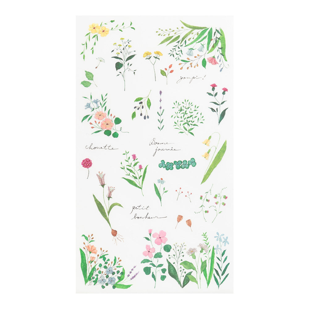 Midori Sticker - Flowering Plants