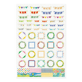 Midori Yuru Log Sticker 1 Sheet - Decoration