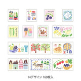 Midori Yuru Log Roll Sticker - Stamps
