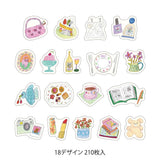 Midori Yuru Log Roll Sticker - Motifs