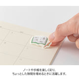 Midori Yuru Log Roll Sticker - Motifs