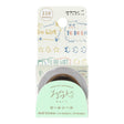 Midori Yuru Log Roll Sticker - List