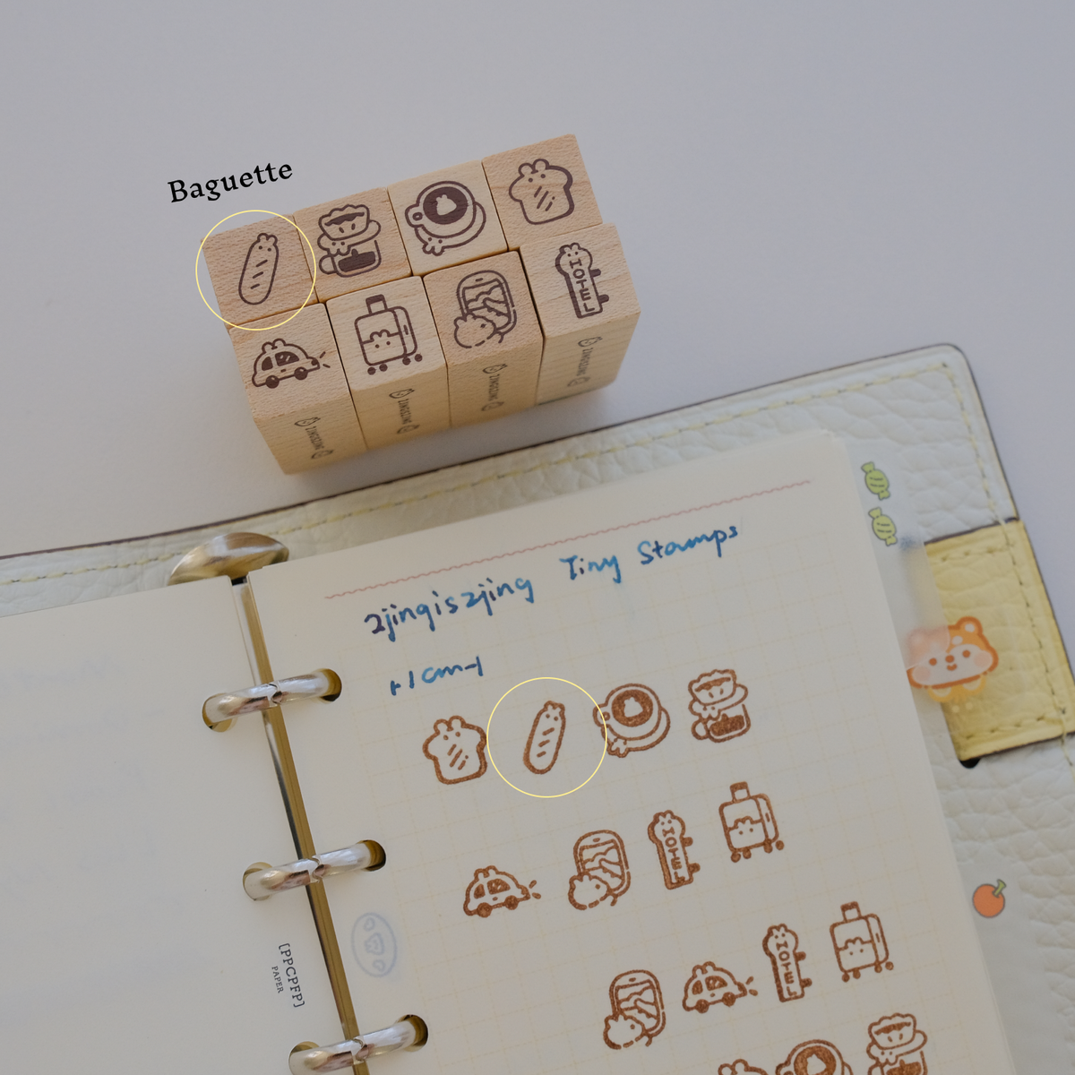 2jingis2jing Mini Rubber Stamp