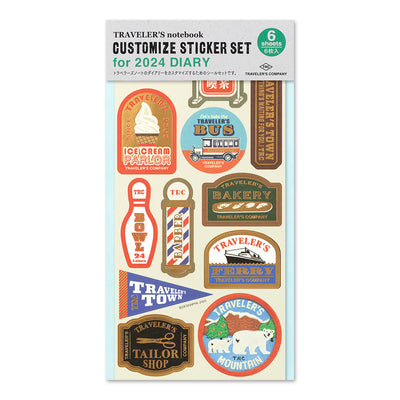 Traveler's Customized Sticker Set