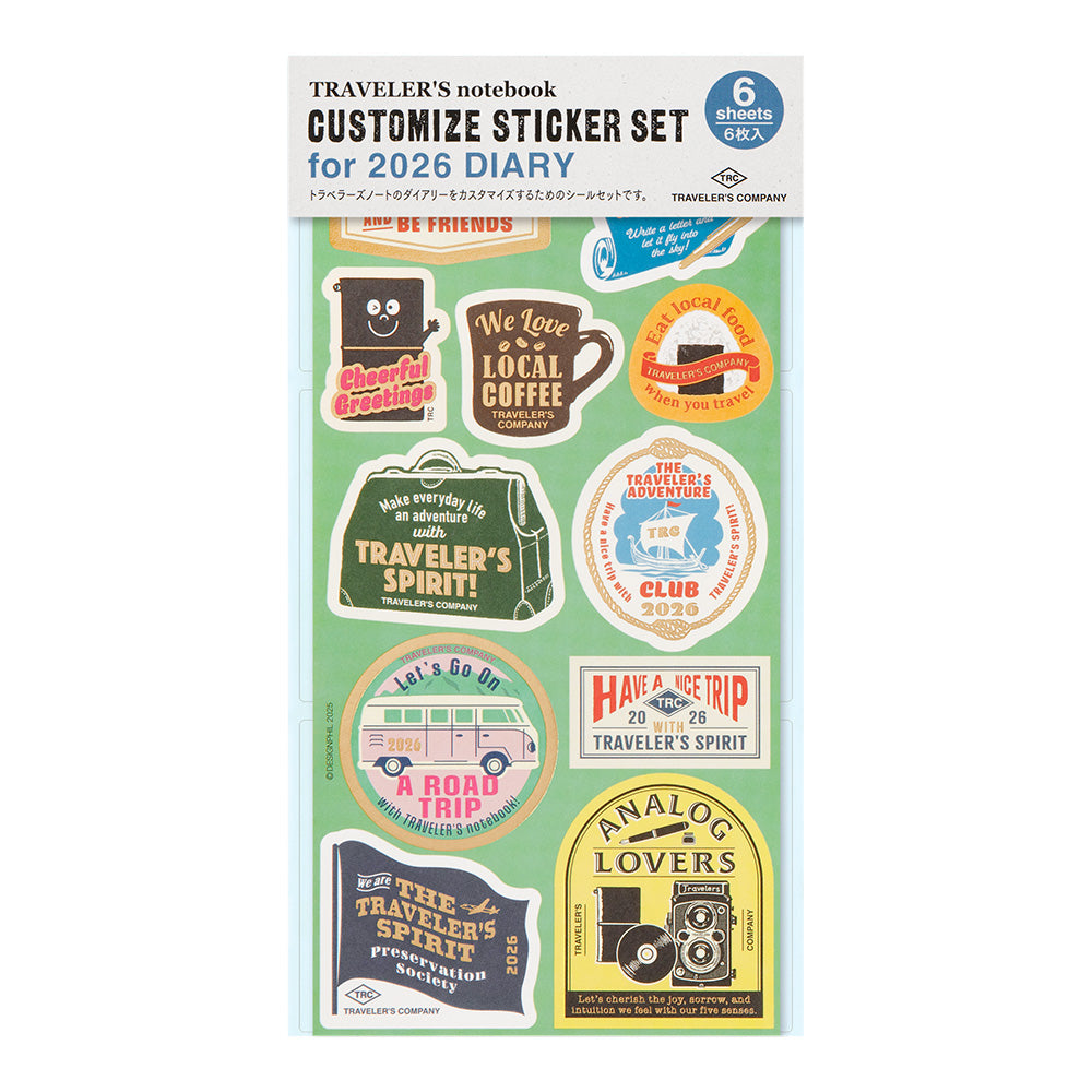 Traveler's Customized Sticker Set