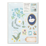 Midori Letter Set - Collage Bird