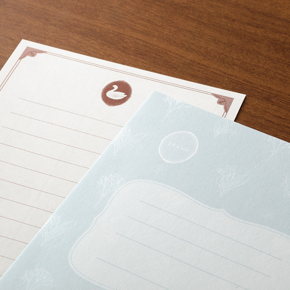 Midori Letter Set - Collage Bird