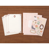 Midori Letter Set - Collage Cat