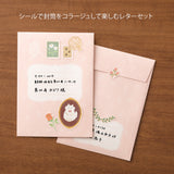 Midori Letter Set - Collage Cat