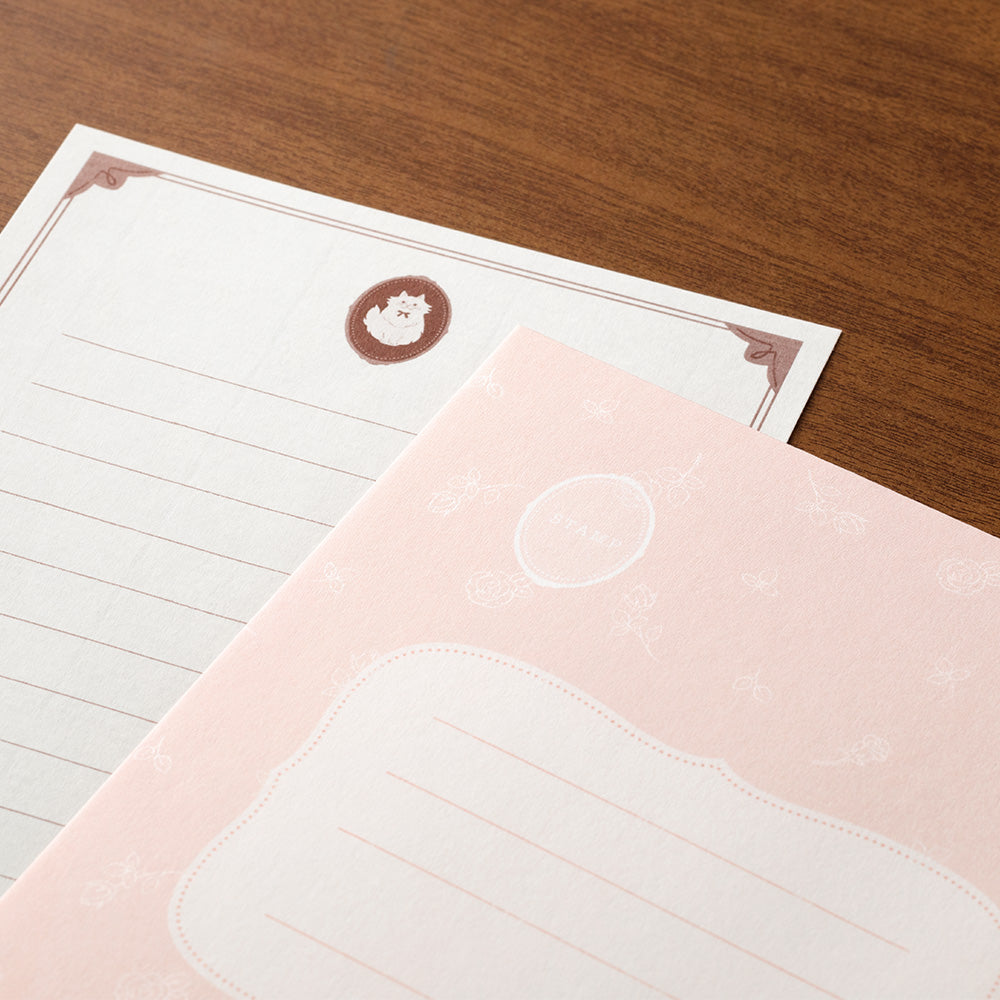 Midori Letter Set - Collage Cat