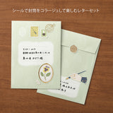 Midori Letter Set - Collage Stationery