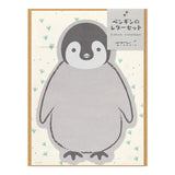 Midori Letter Set - Die-Cut Penguin