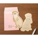 Midori Letter Set - Die-Cut Otter