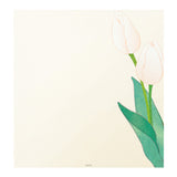 Midori Letter Pad - Four Designs Spring Flower White