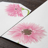 Midori Envelope - Silk-Printing Gerbera