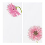 Midori Message Letter Pad - Silk-Printing Gerbera