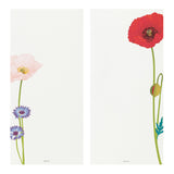 Midori Message Letter Pad - Four Designs Poppy