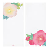 Midori Message Letter Pad - Confederate Rose