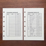 Stamp Marché Marle List Stamp - Cleaning Checklist