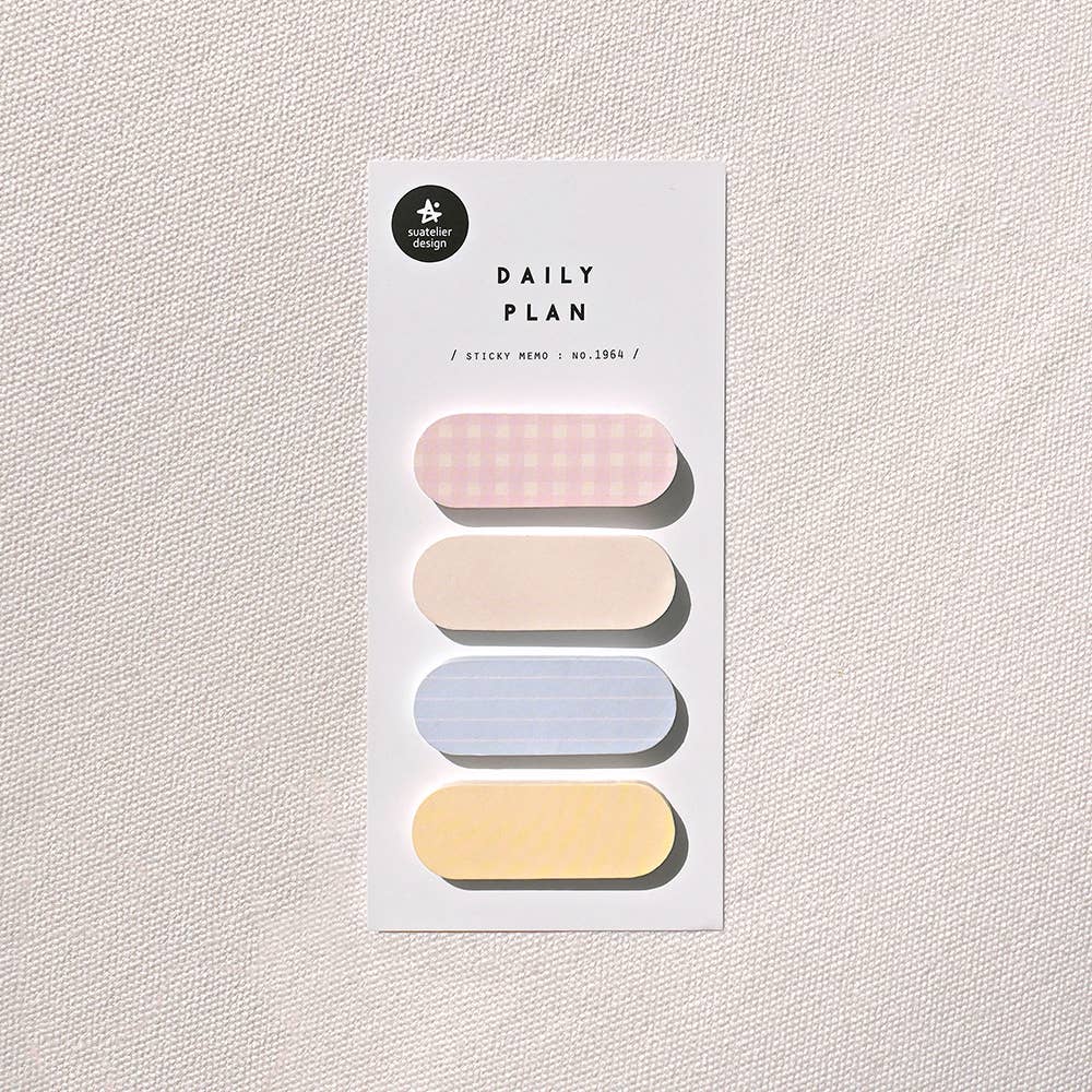 Sticky Note Plan Suatelier Design Sticky Notes - Daily Plan.50 – Atlas Stationers