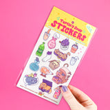 Liquid Cats Vinyl Sticker Sheet