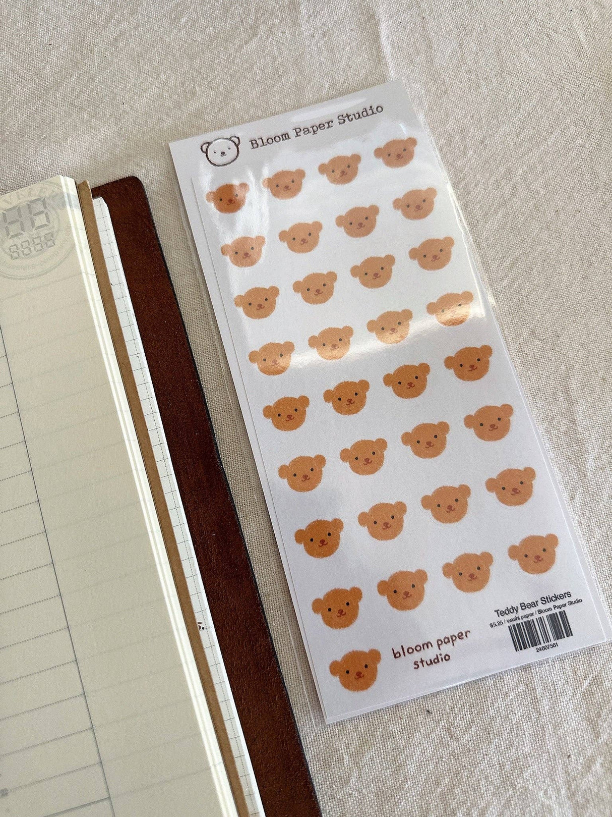 Bloom Paper Studio Teddy Bear Stickers