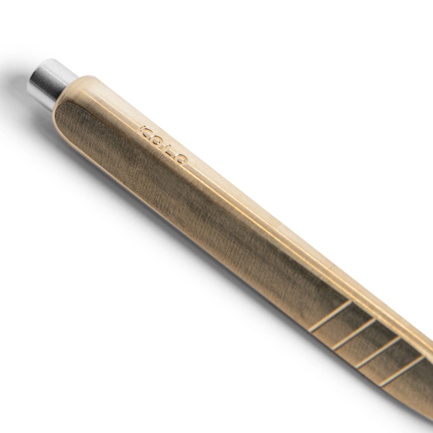 Kolo Tino Ballpoint Pen - Raw Brass – Atlas Stationers