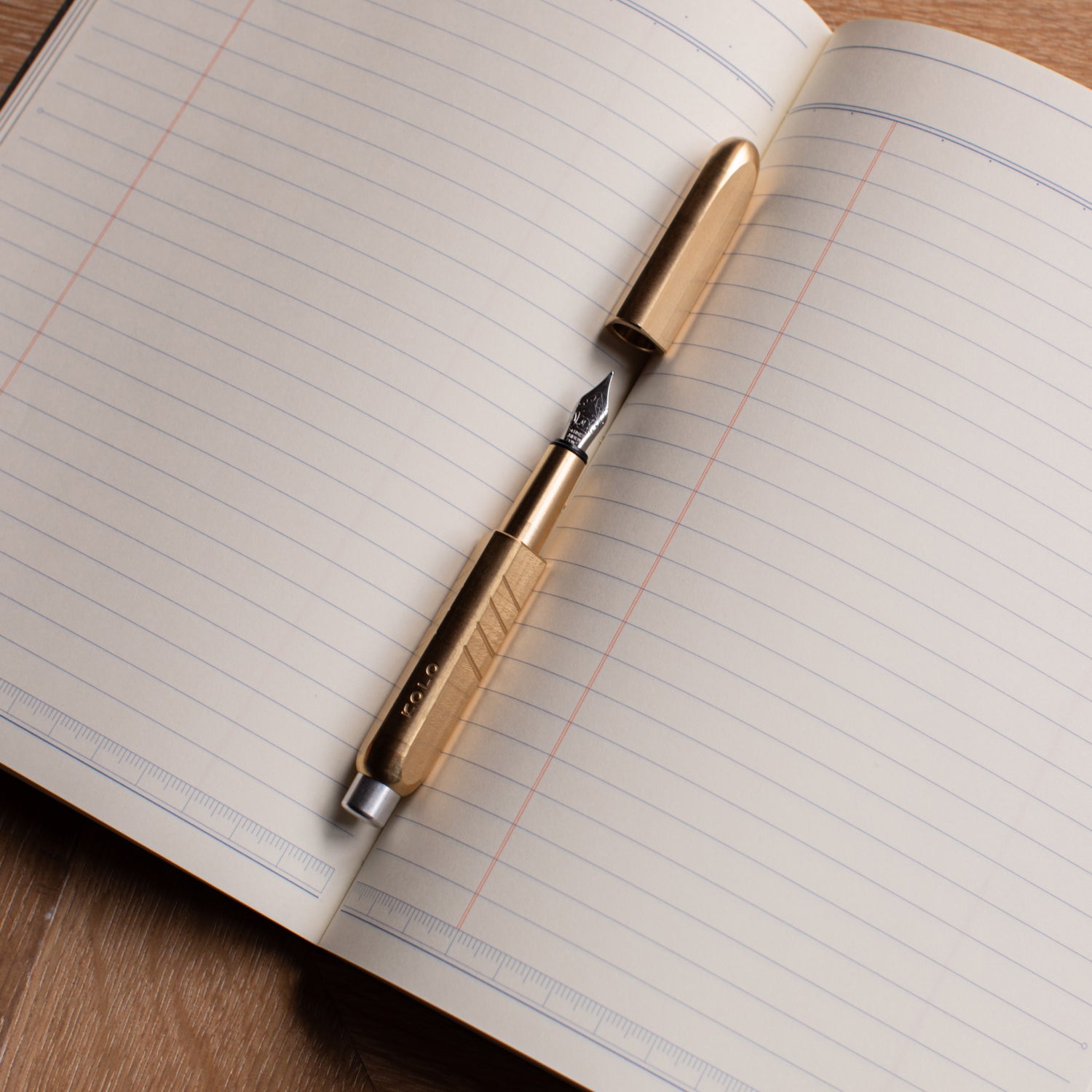 Kolo Tino Fountain Pen - Raw Brass – Atlas Stationers