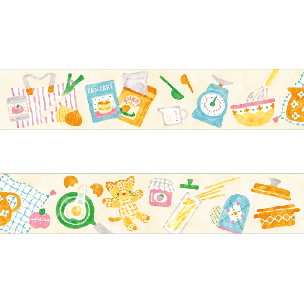 Papier Platz Nakauchi Waka Washi Tape - Cat and Kitchen