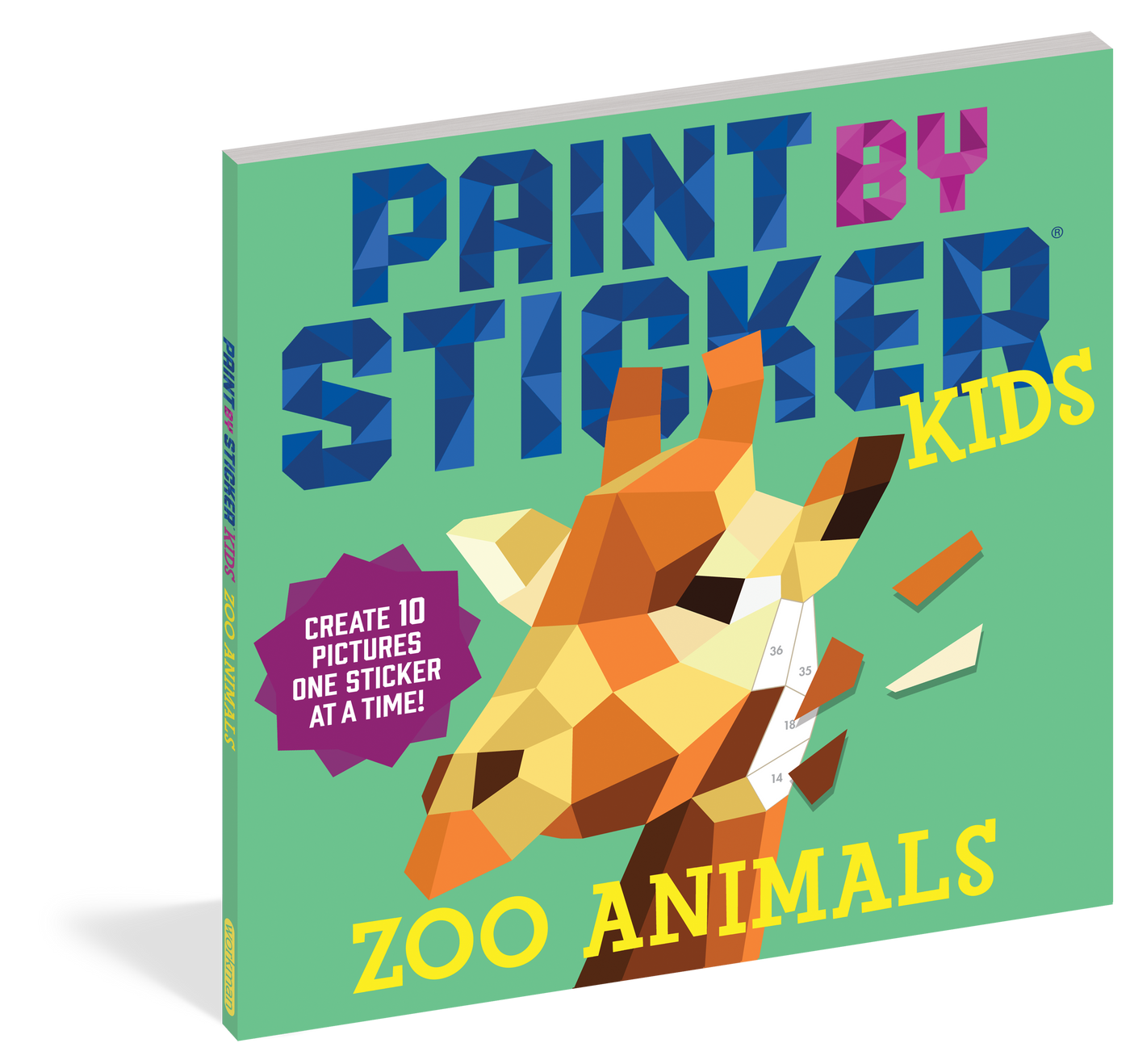 Paint By Sticker Kids -  Zoo Animals