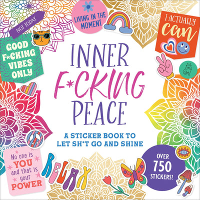 Inner F*CKING Peace Sticker Book