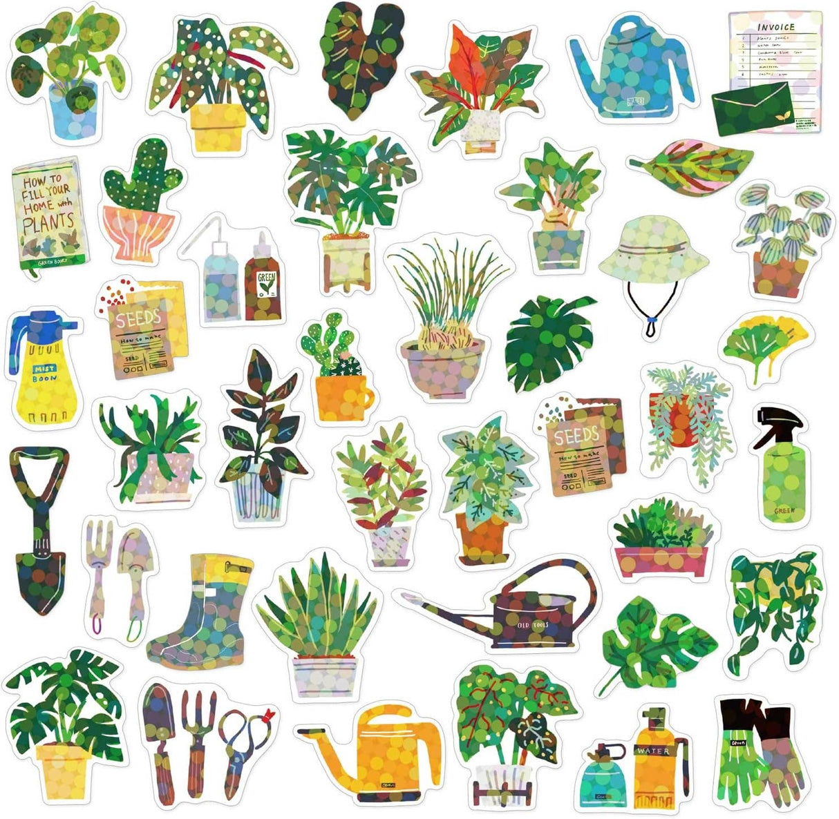 Hako Sticker Green Plants