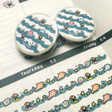RiN! Studio Wave Mini Washi Tape